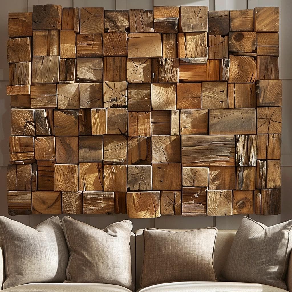 Captivating Natural Wood Wall Decor That Will Transform Your Interiors.