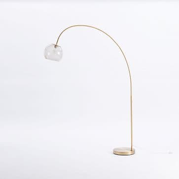 Overarching Acrylic Shade Floor Lamp | West Elm