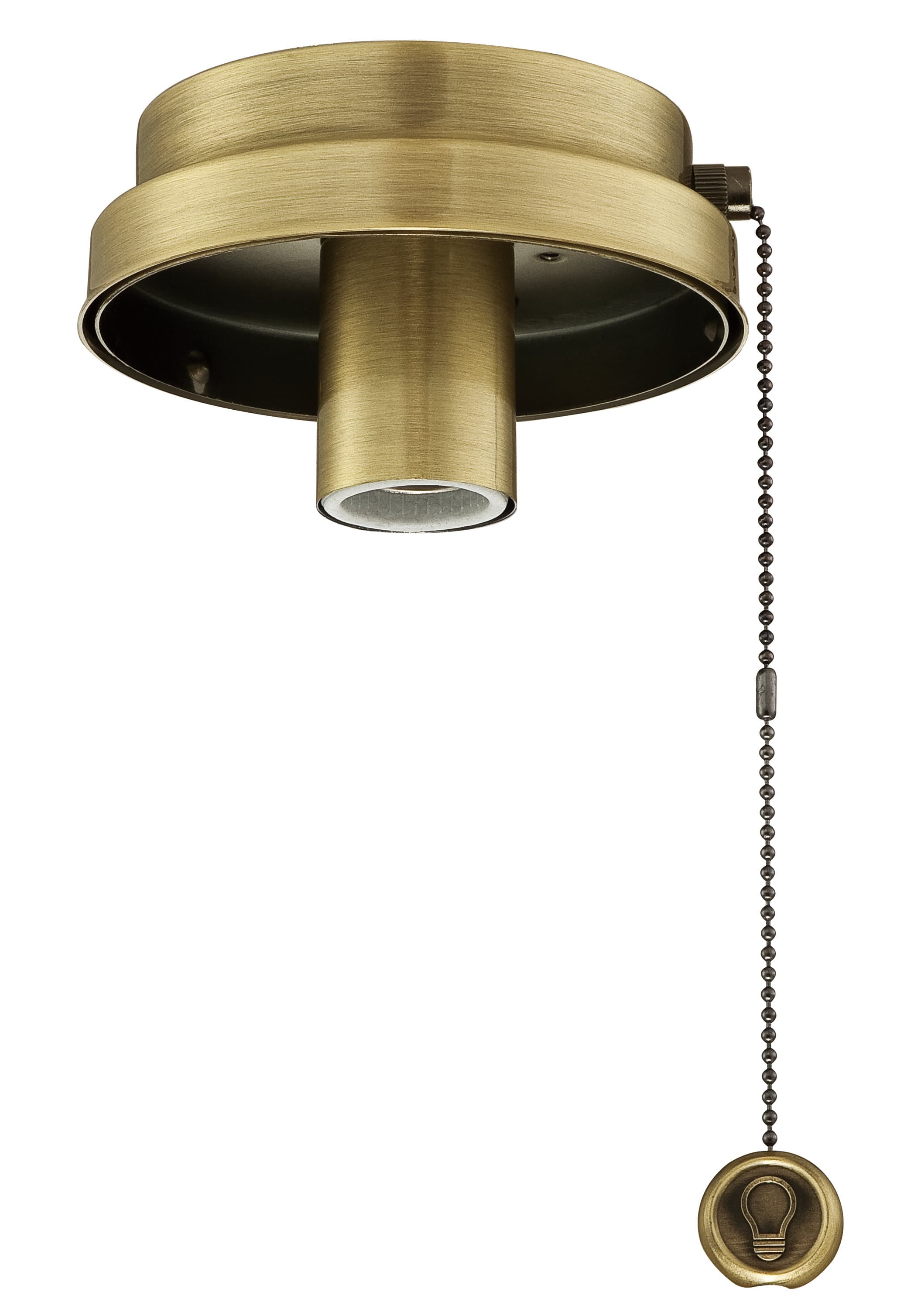 Fanimation Ceiling Fan Low Profile Light Kit Fitter with Pull Chain ...