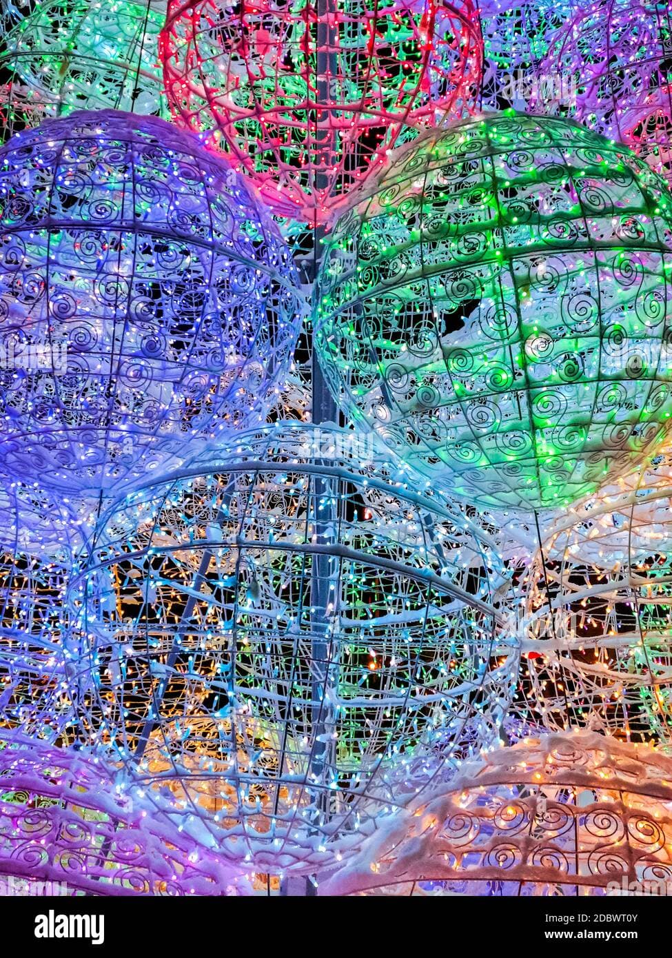 New year christmas illumination street hi-res stock photography and ...