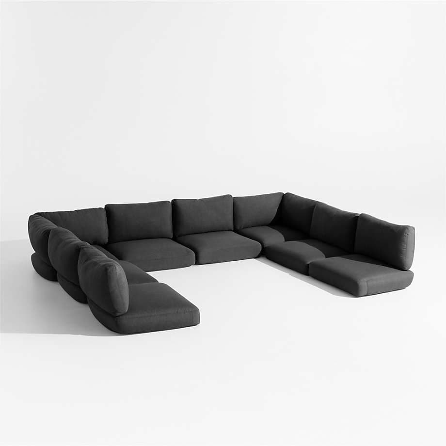 Outer Charcoal U-Shaped Sectional