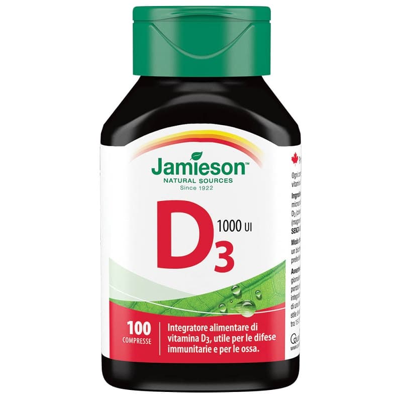 JAMIESON VITAMINA D3 1000 UI 100 COMPRIMATE A0X015230 Jamies...