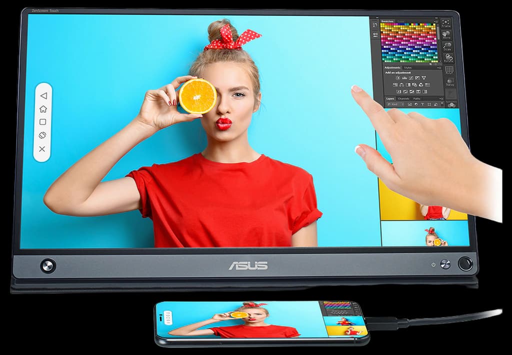 ZenScreen Touch MB16AMT - Online store|Monitors|ASUS South Africa