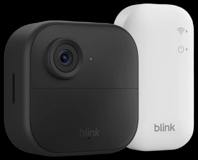 Blink Outdoor 4 (newest model) – Wireless smart security camera, two-year battery life, 1080p HD day and infrared night live view, two-way talk. Required Sync Module not included – Add-on camera