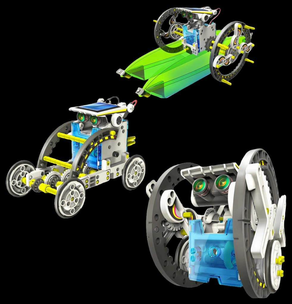 Best Buy: OWI 14 in 1 Educational Solar Robot Kit White OWI-MSK615