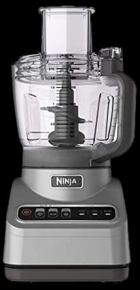 Ninja Professional Plus Food Processor 850-Watts With Auto-iQ Preset Programs Chop Puree Dough Slice Shred With a 9-Cup Capacity and a Silver Stainless Finish (BN600C) - American Version