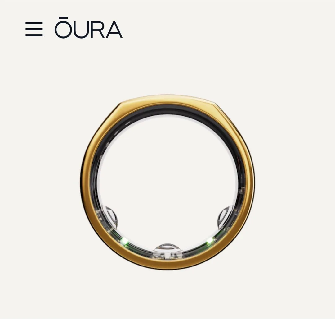 Oura Ring Gen3 Horizon - Silver - Size 8 - Smart Ring - Size First with ...