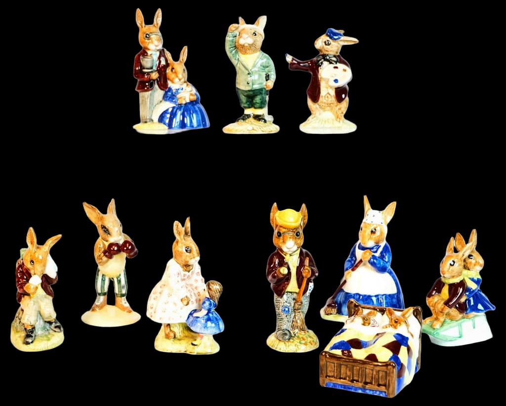 Amazon.com: Royal Doulton Bunnykins Ornaments - Set #2 Christmas ...
