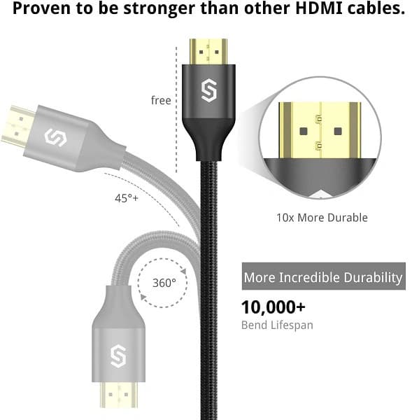 Syncwire HDMI 4K High Speed 18Gbps 2.0 Cable - 3 Meter - Tskemarket
