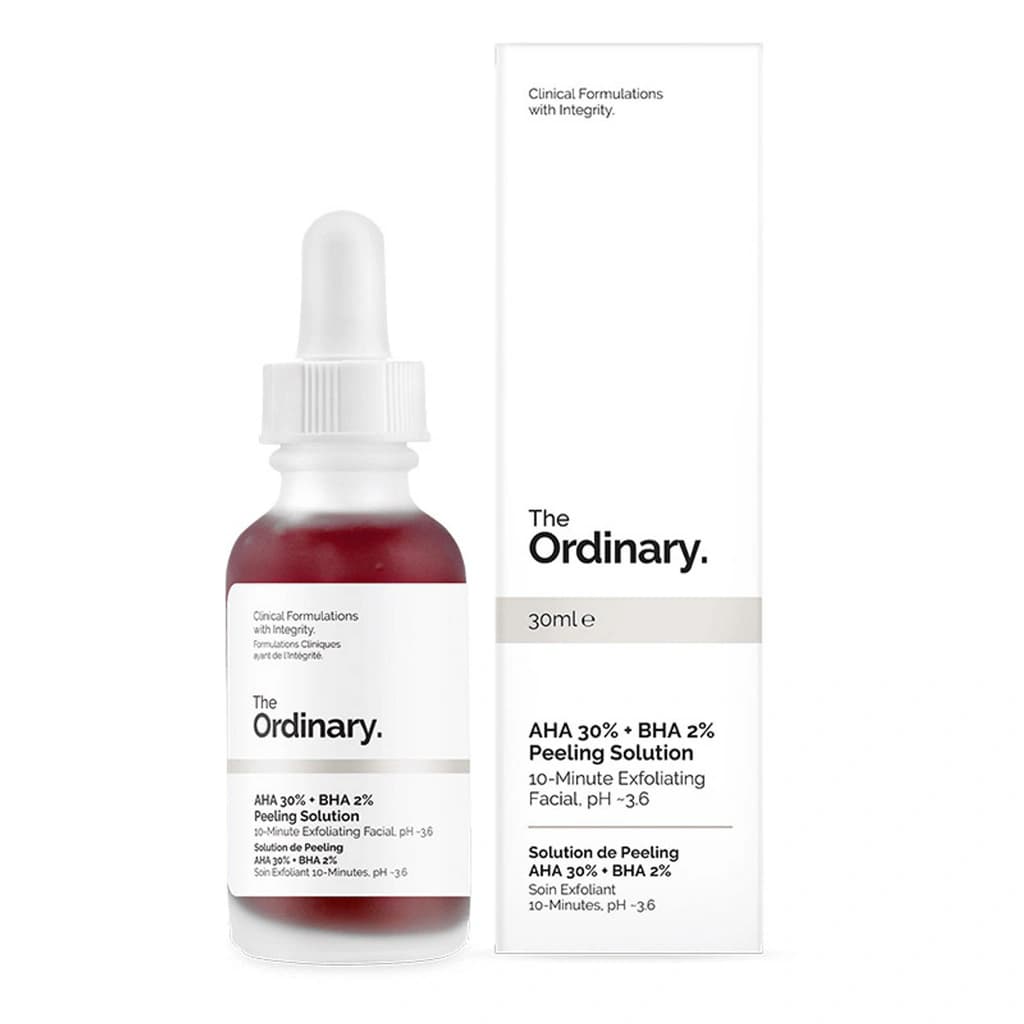 The Ordinary Peeling Solution 30ml AHA 30% + BHA 2%, 1 Fl Oz (Pack of 1)