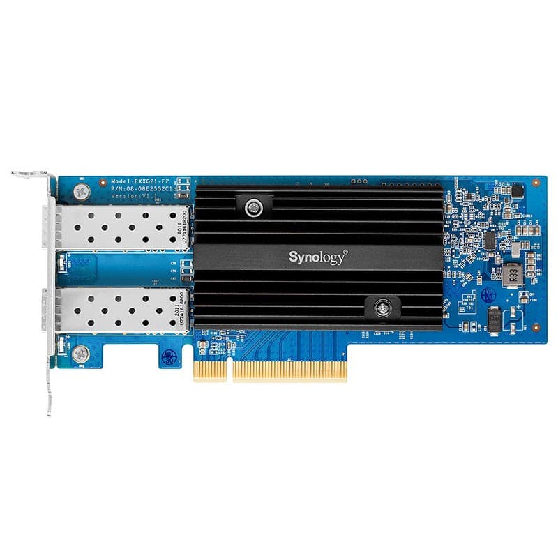 Synology E10G21-F2 Dual Port 10 Gigabit SFP+ PCIe Ethernet Adapter Card ...