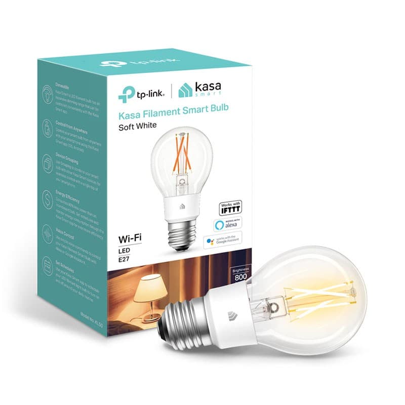 TP-Link KL50 Kasa Filament Smart Wi-Fi LED Bulb with Soft White Light ...