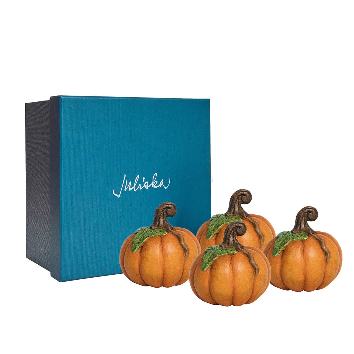 Forest Walk Pumpkin Place Card Holders (Set of 4) - Molly Singer Home