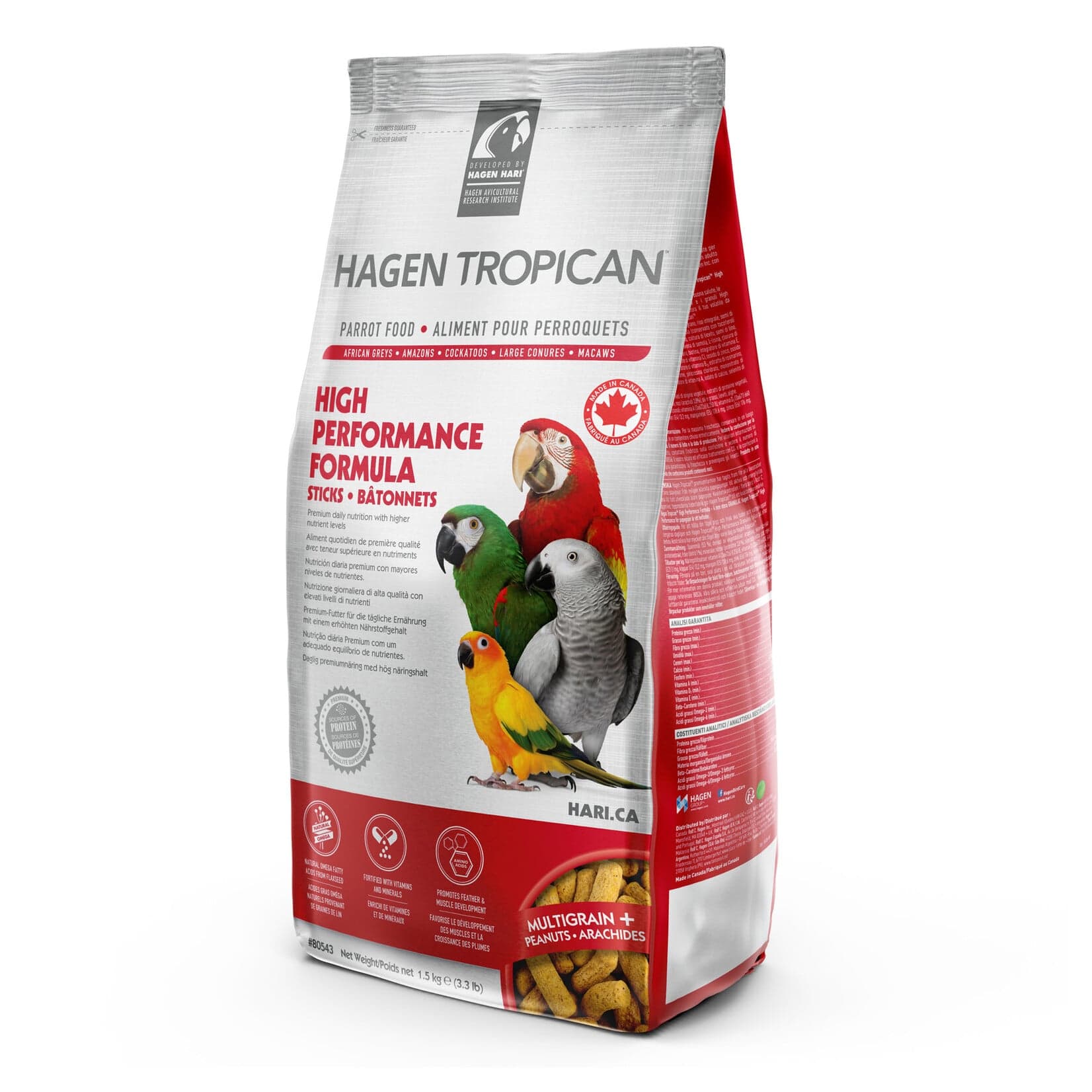 Tropican High Performance Sticks for Parrots, 3.3 lbs 80543 - Chirp N ...