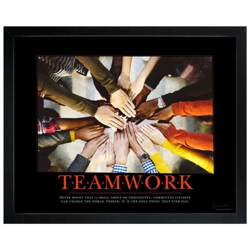 Teamwork Hands Motional Poster 761579 | Motivational Posters