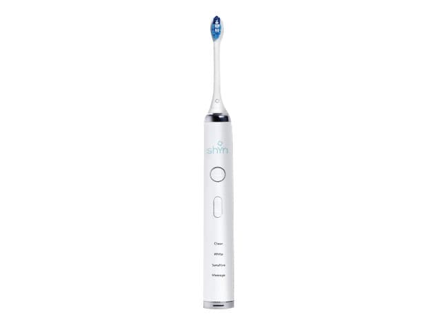 Shyn Sonic Rechargeable Electric Toothbrush with Whitening Brush Head ...