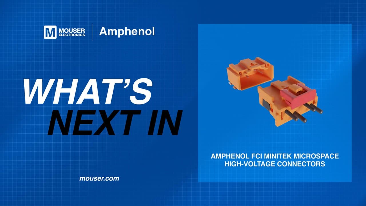Minitek MicroSpace High-Voltage Connectors - Amphenol FCI | Mouser