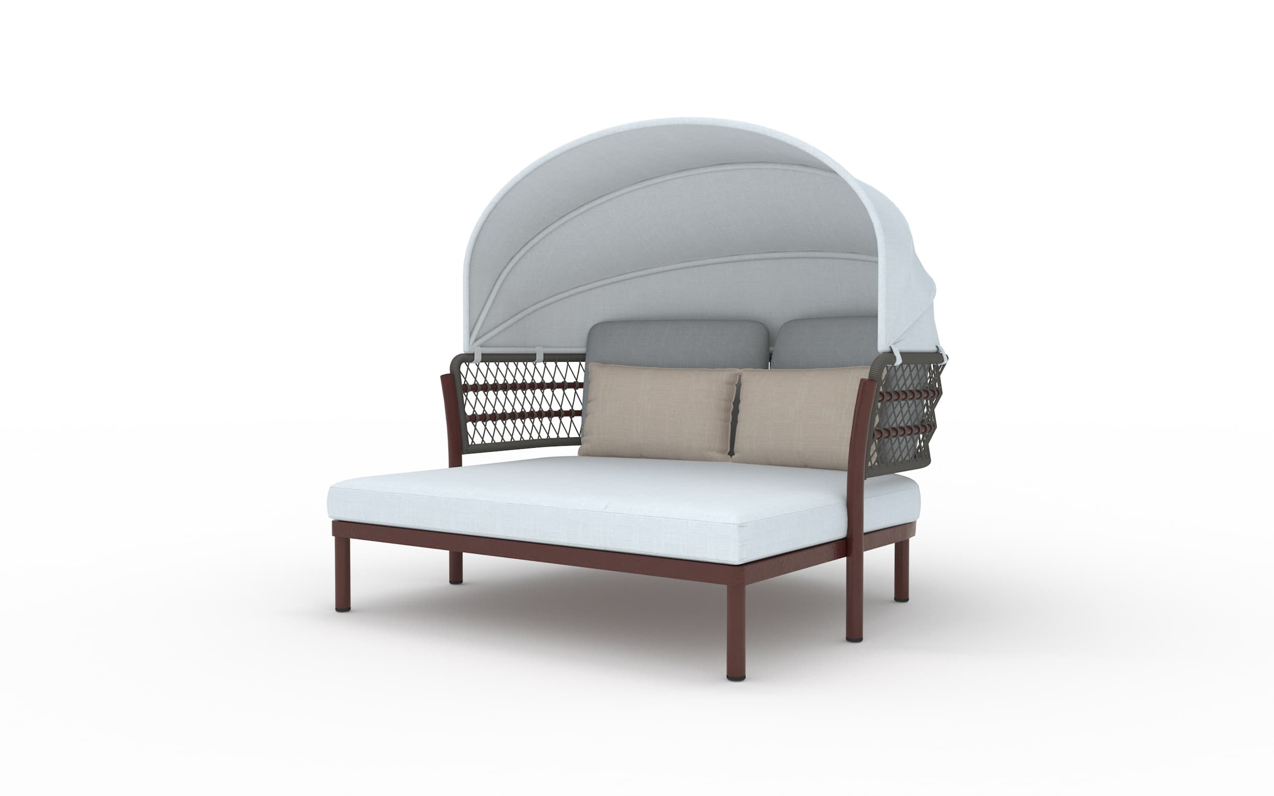 Monterey Daybed with Adjustable Canopy - Silhouette Outdoor Furniture ...