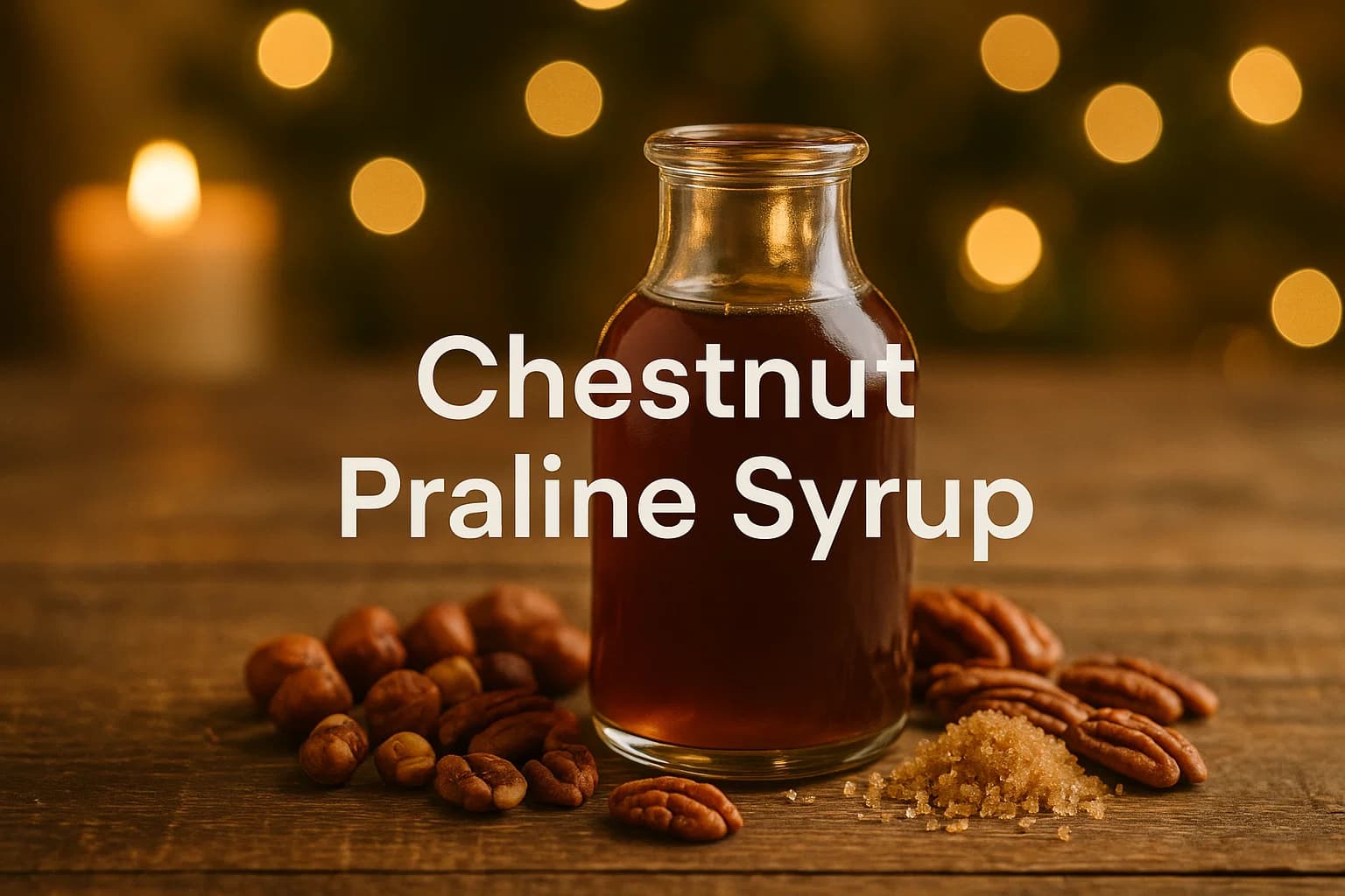 Chestnut Praline Syrup Recipe - Perfect For The Holidays | Coffee Slang