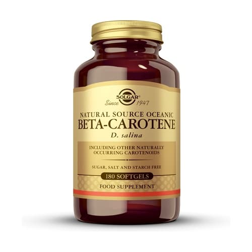 Buy Oceanic Beta Carotene 180 capsules of 7mg Solgar | Naturitas