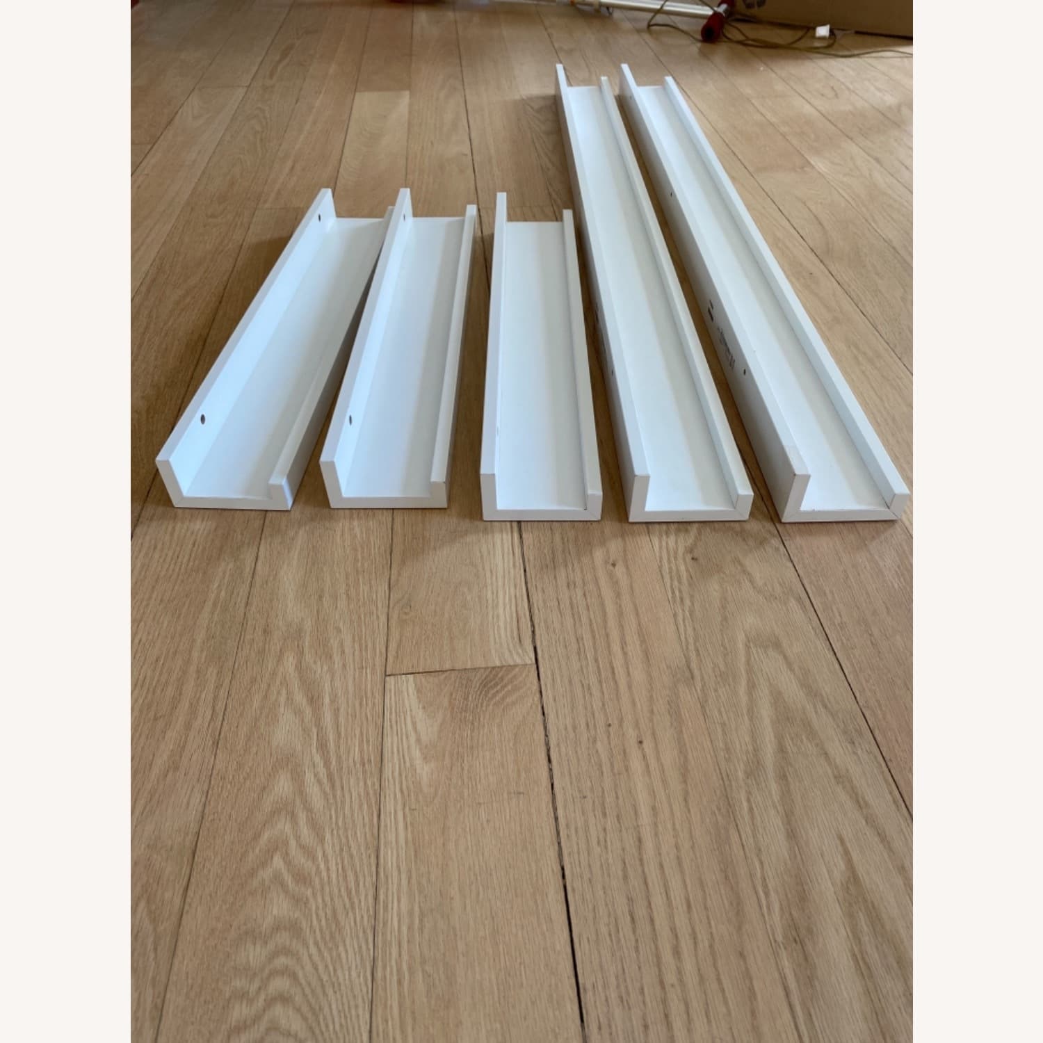 IKEA Ribba Picture Ledge Shelves (set of 5) - AptDeco