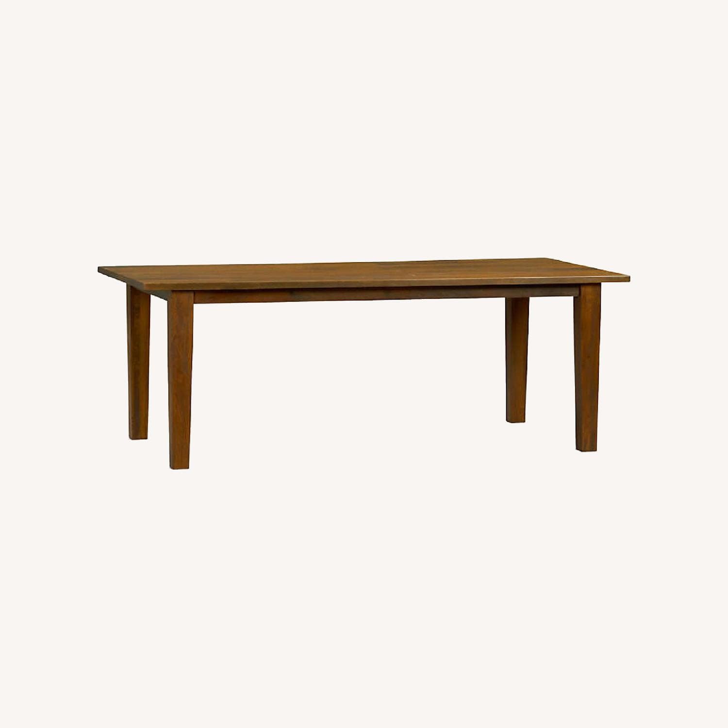 Crate and Barrel Basque Honey 65" Dining Table - AptDeco