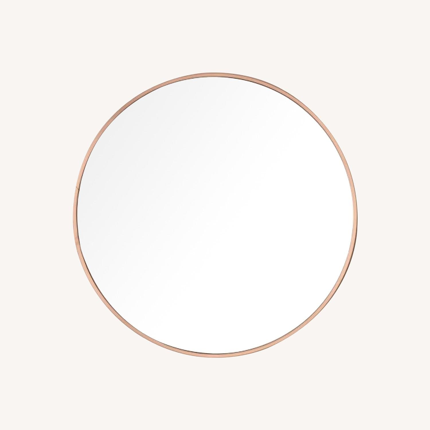 West Elm Metal Framed Oversized Round, Mirror - AptDeco