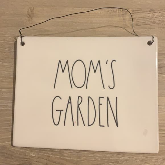 Rae Dunn | Wall Decor | Rae Dunn Moms Garden Ceramic Wall Plaque New ...