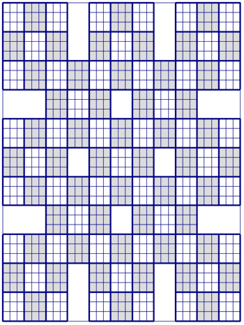 Samurai Sudoku by Djape
