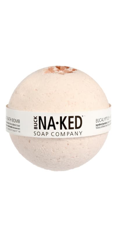Buy Buck Naked Soap Company Eucalyptus & Himalayan Salt Bath Bomb at ...