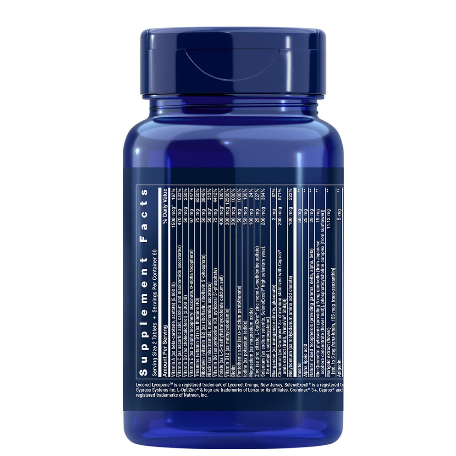 Life Extension Two-Per-Day Multivitamin & Mineral, 120 Tablets ...