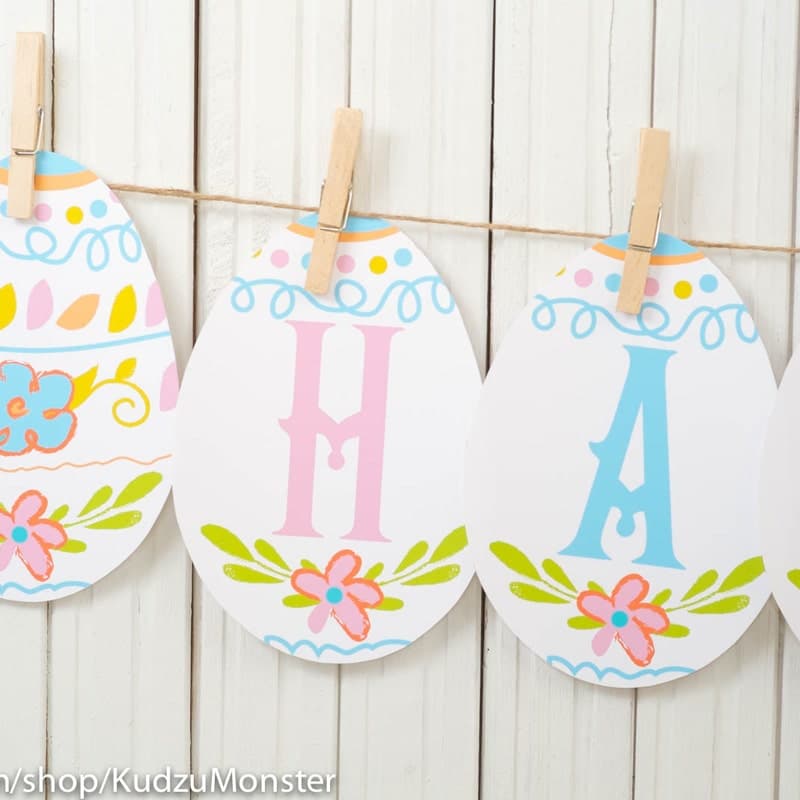 Easter Banner - Etsy