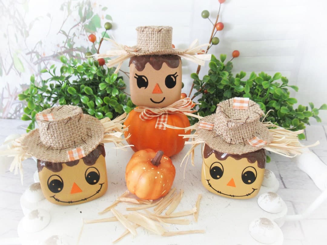 Marshmallow Scarecrow Friends / Fake Bake / Fall Harvest / Autumn ...
