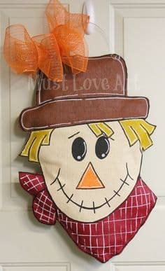 59 Aesthetic Burlap door Hangers ideas | burlap door hangers, burlap ...