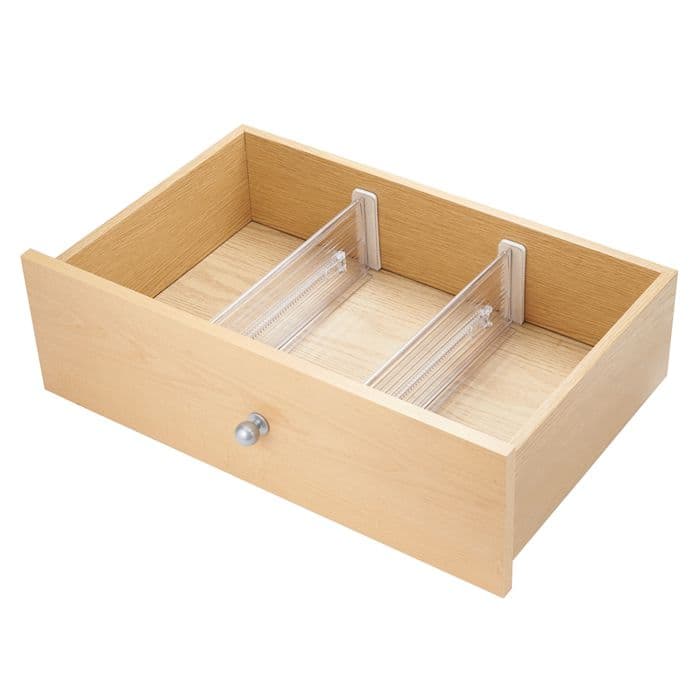 Linus Clear Adjustable Deep Drawer Divider - Solutions - Your Organized ...
