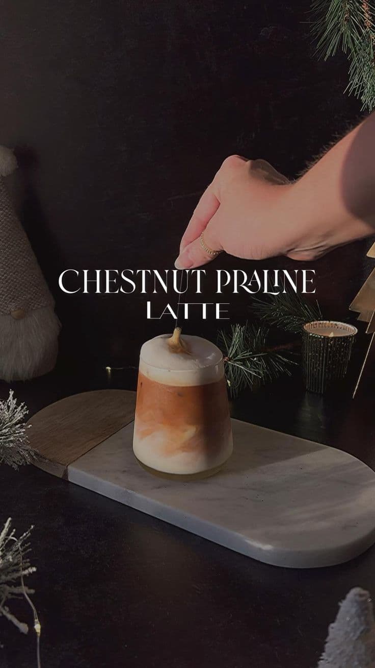 CHESTNUT PRALINE LATTE | Coffe recipes, Starbucks coffee recipes ...