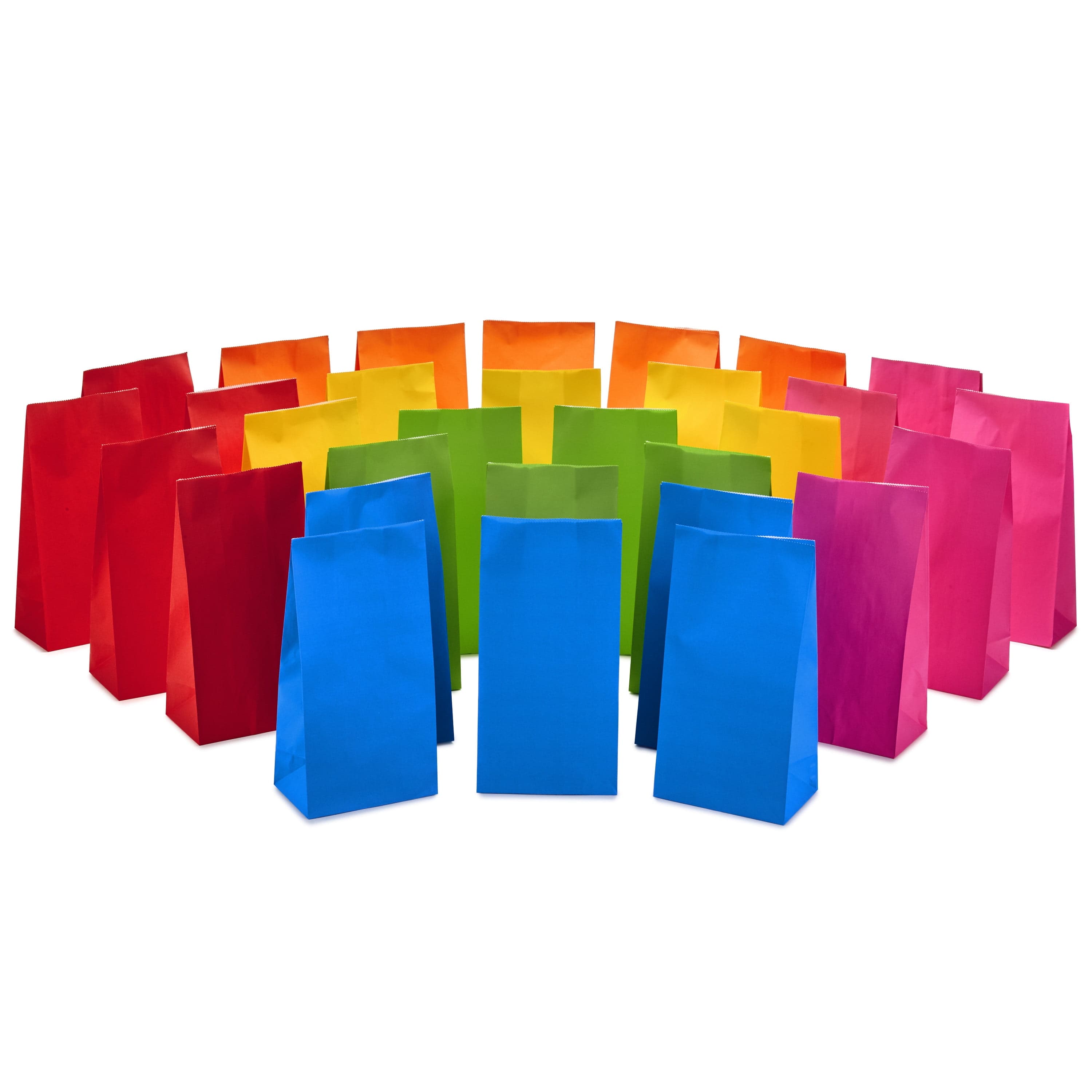 Hallmark Solid Multi-color Wrapped Party Bags, 30 Count - Walmart.com
