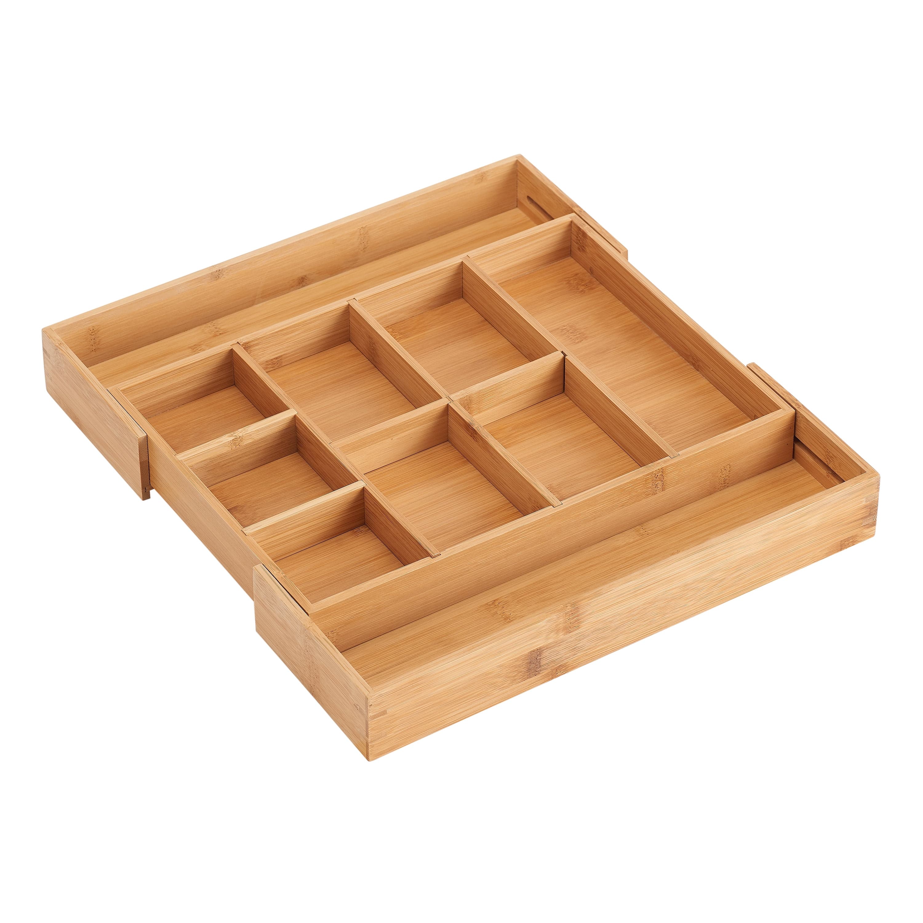 Better Homes & Gardens Bamboo Expandable Drawer Organizer - Walmart.com