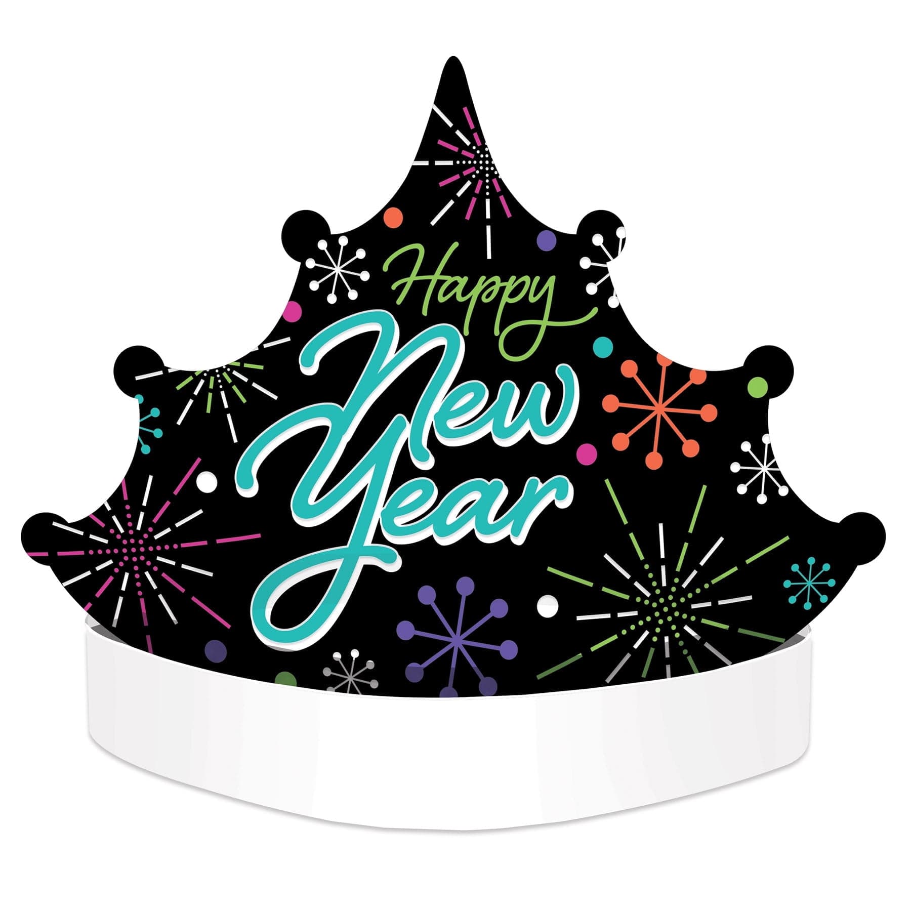 Beistle - Happy New Year Tiara Headband - Pack of 12 - Walmart.com