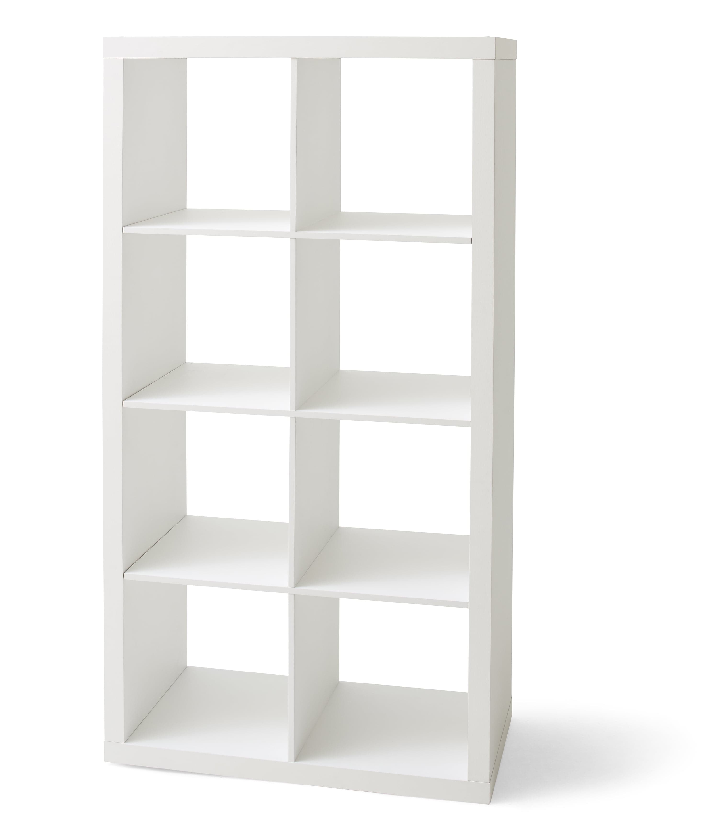 Better Homes & Gardens 8-Cube Storage Organizer, White Texture ...