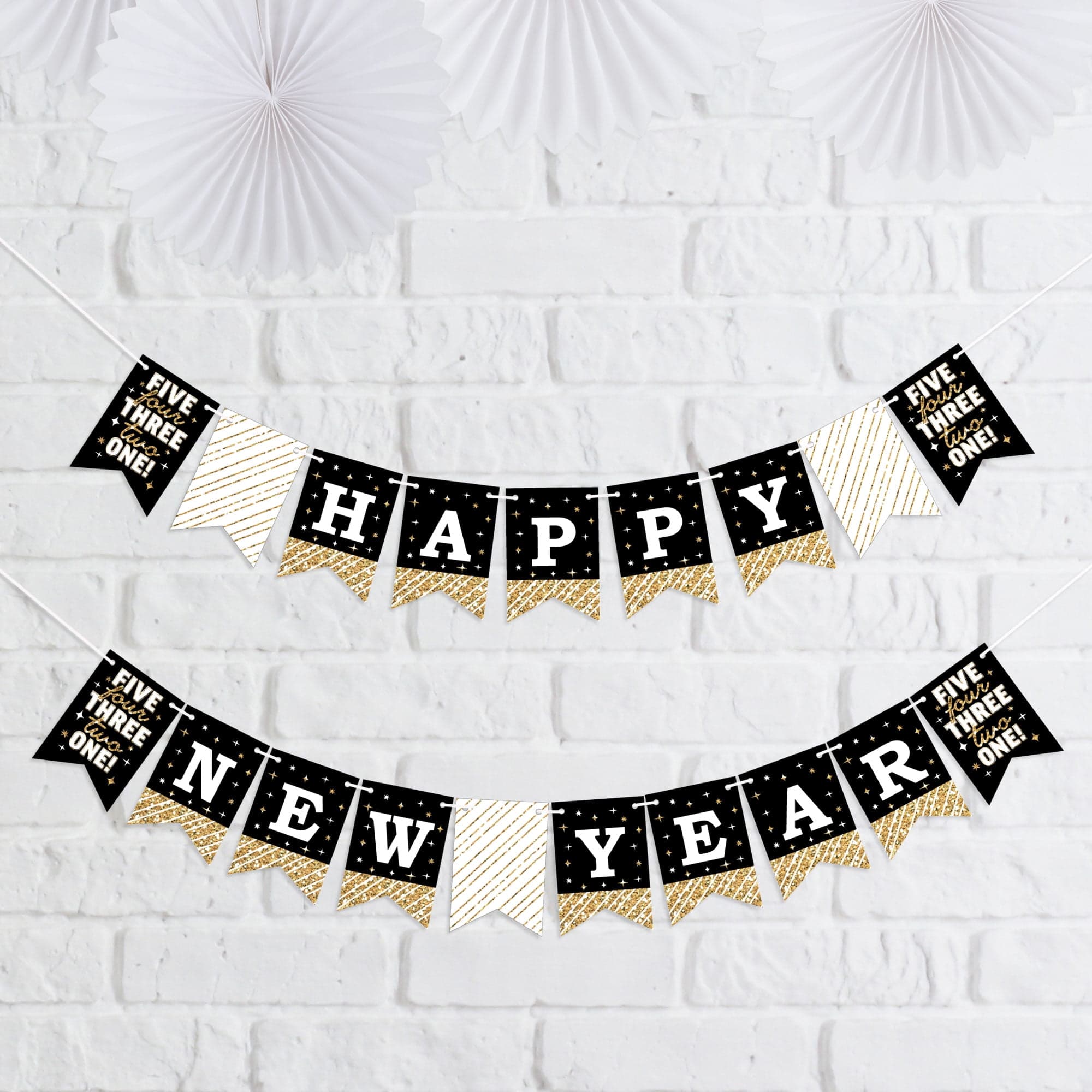 Big Dot of Happiness Hello New Year - NYE Party Yard Sign and Outdoor Lawn Decorations