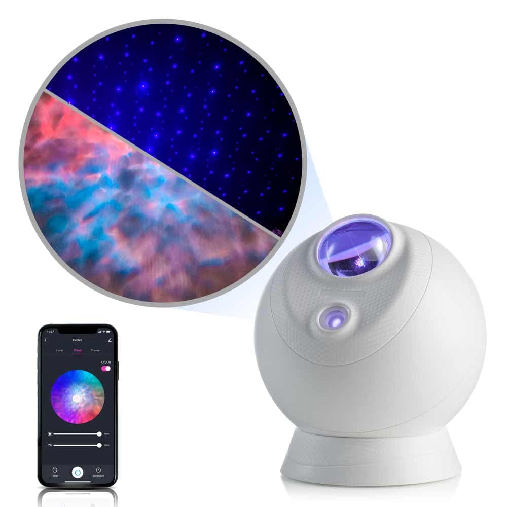 BlissLights Sky Lite Evolve- LED Star Projector, Starry Night Light ...