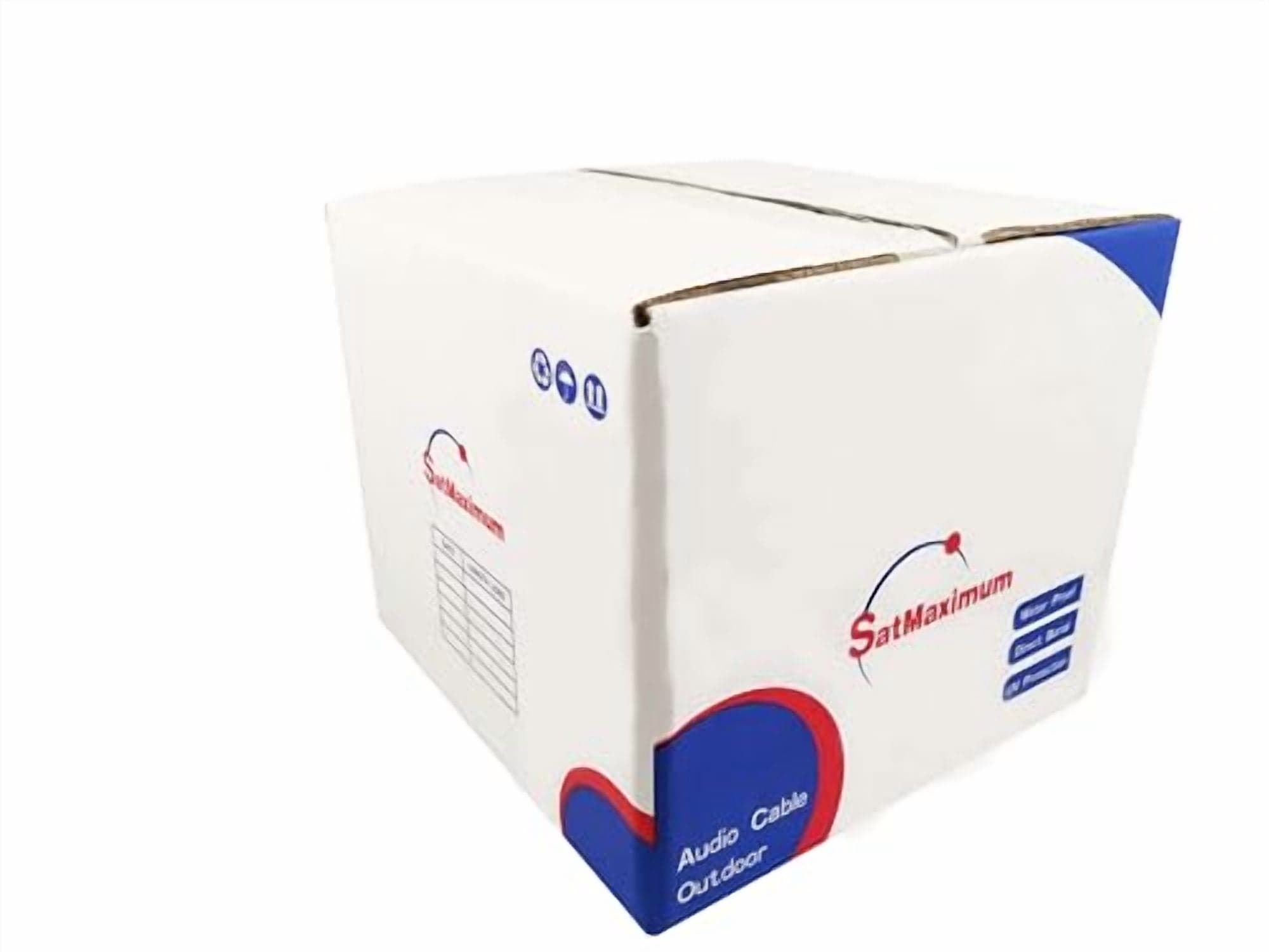 Cables Direct 16-Gauge Outdoor Speaker Wire, 500 Ft | 2 Conductor ...