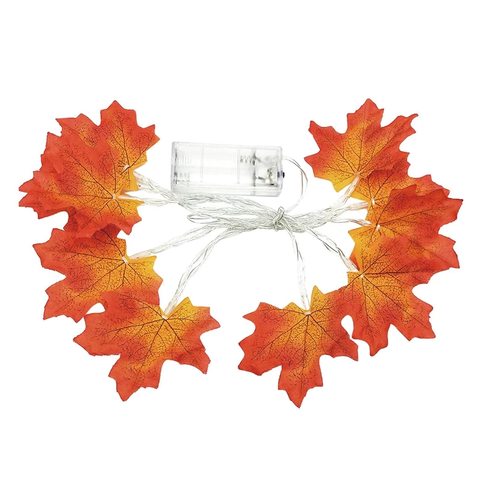 HJQEQVD Fall Maple Leaf Garland String Led Maple Leaves Fairy Lights ...