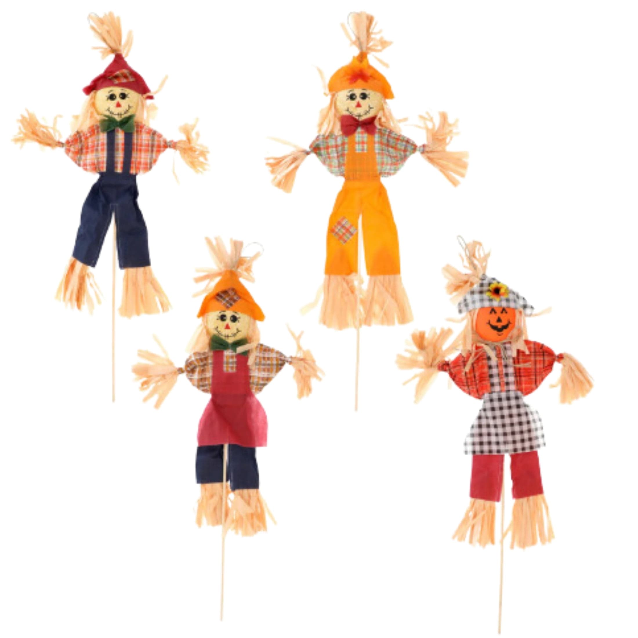Harvest Scarecrow Decorative Tabletop Figures 12x14x3.9 Inches Fall ...