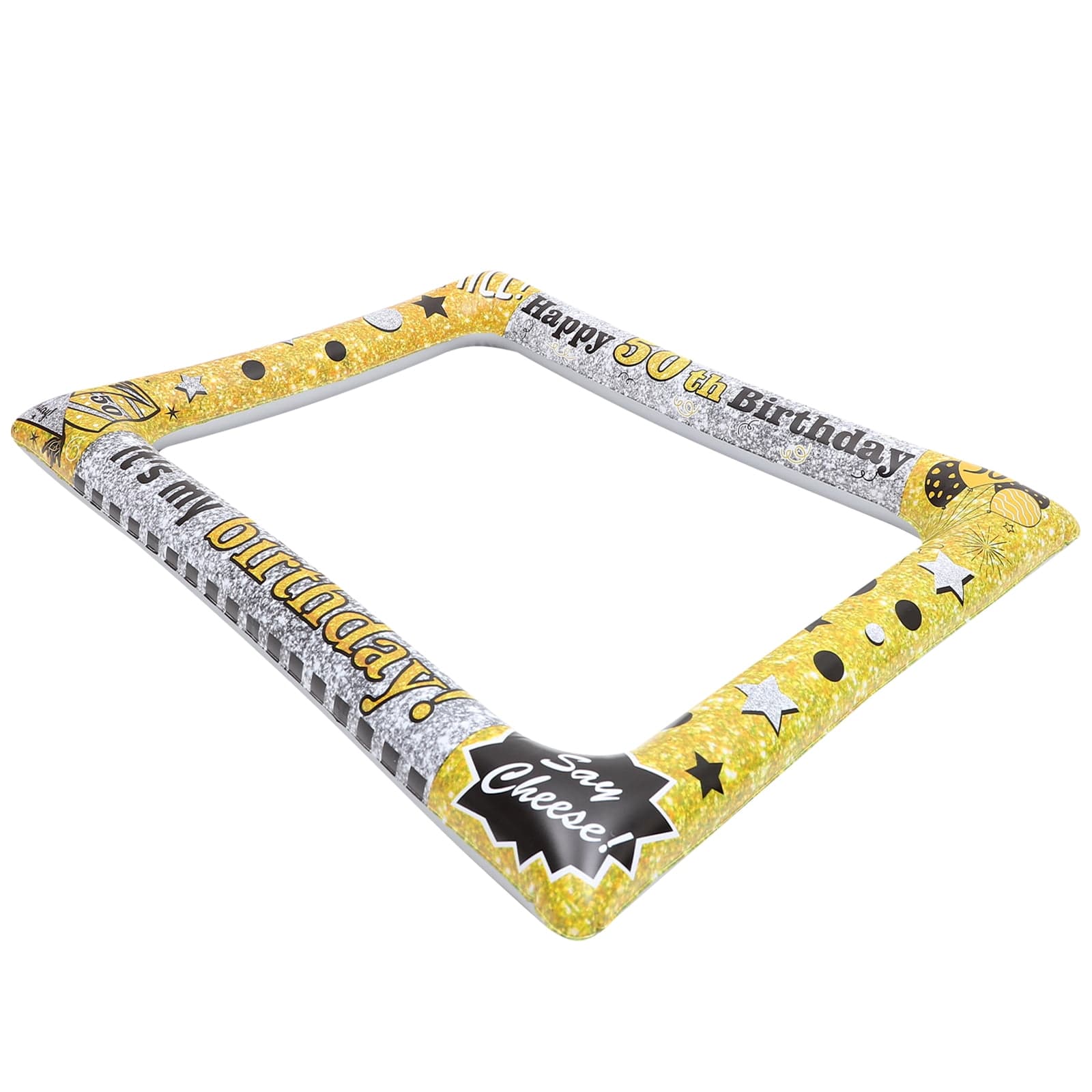 Inflatable Selfie Photo Booth Frame Birthday Decorations Paper ...