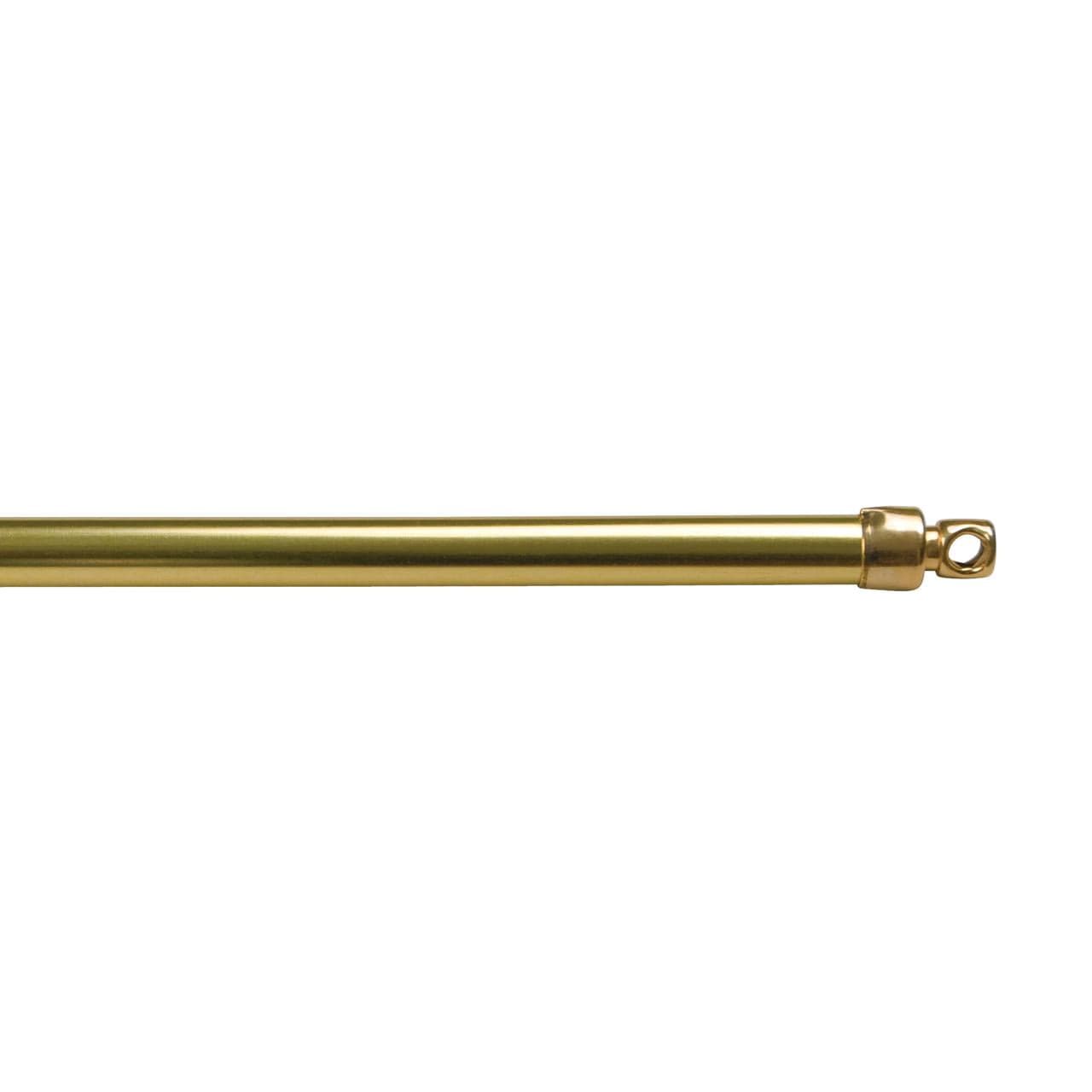 Kenney® 5/16" Swivel Sash Curtain Rod, 21-38", 1/4" Clearance, Brass ...