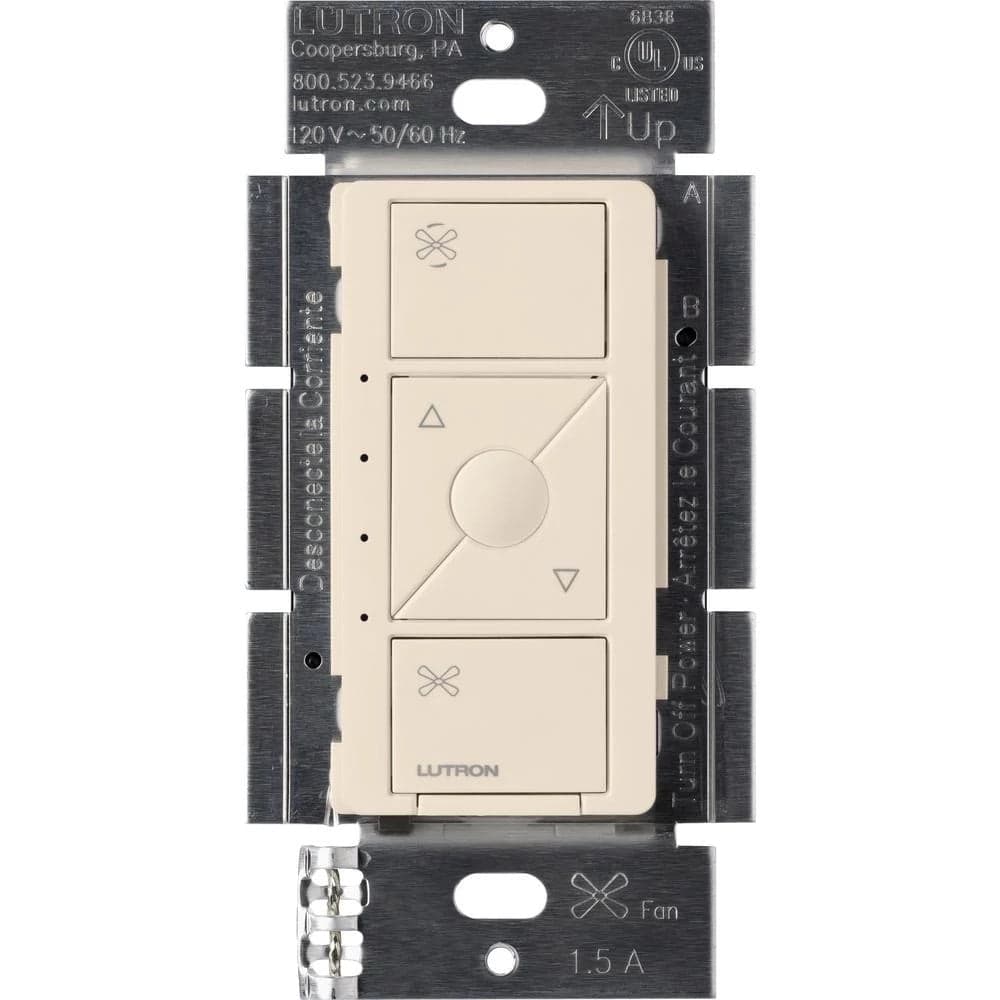Lutron Caseta Wireless Smart Fan Speed Control, Single-Pole, Light ...