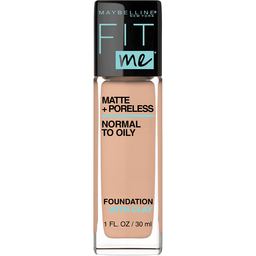 Maybelline Fit Me Matte + Poreless Liquid Foundation Makeup, True Beige ...