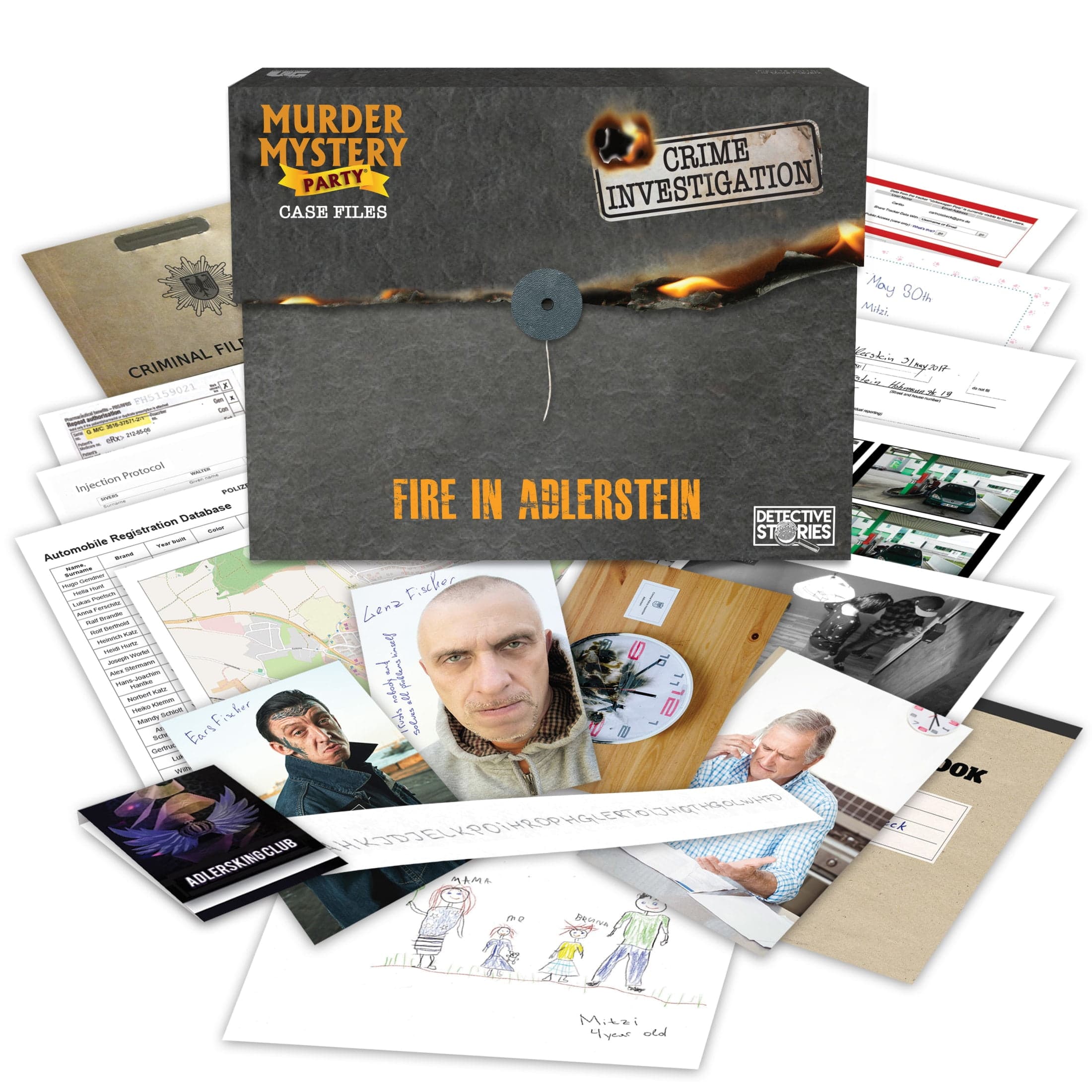 Murder Mystery Party Case Files Underwood Cellars by University Games ...